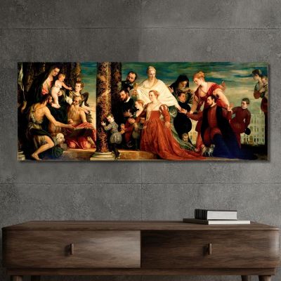 The Madonna Of The Cuccina Family Paolo Veronese pvr39 canvas print 