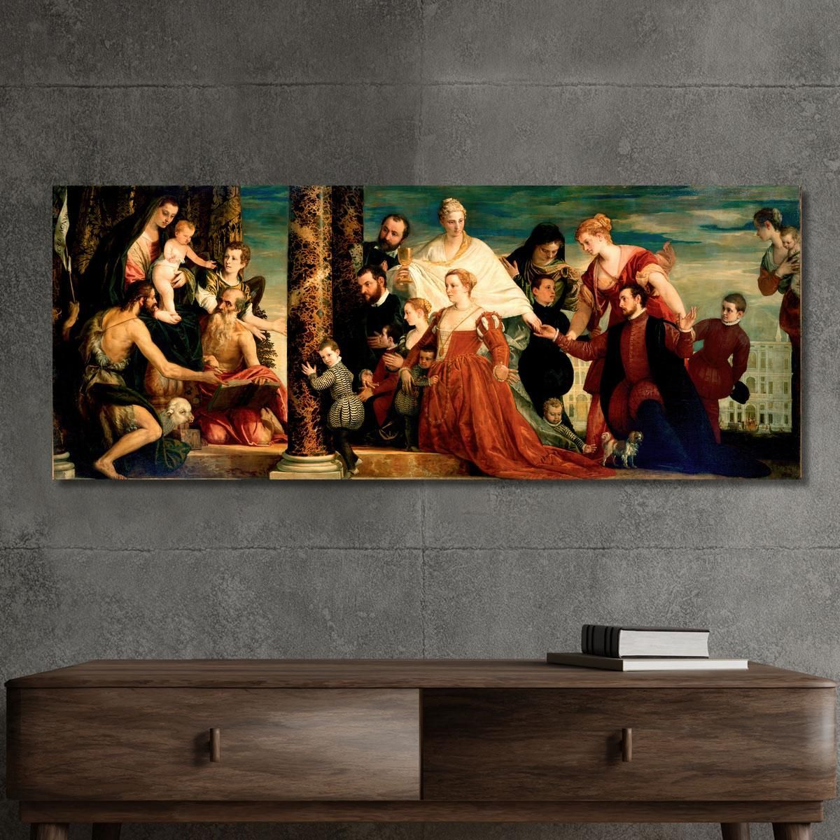 The Madonna Of The Cuccina Family Paolo Veronese pvr39 canvas print 