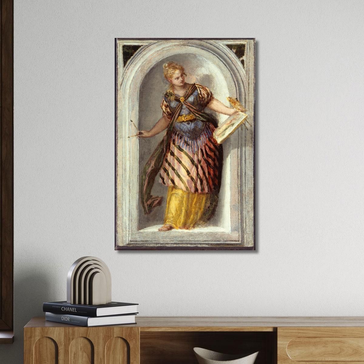 The Muse Of Painting Paolo Veronese pvr41 canvas print 