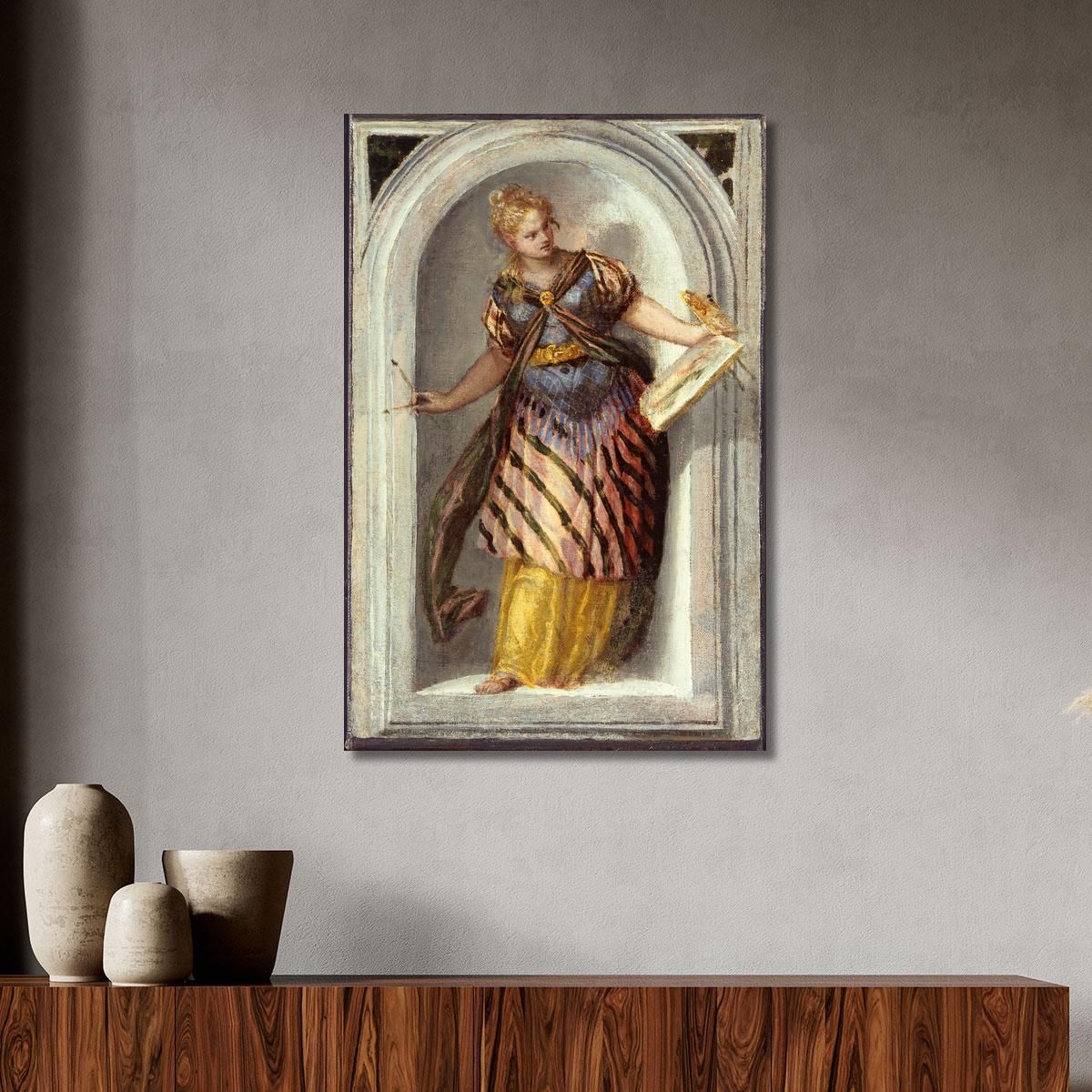 The Muse Of Painting Paolo Veronese pvr41 canvas print 