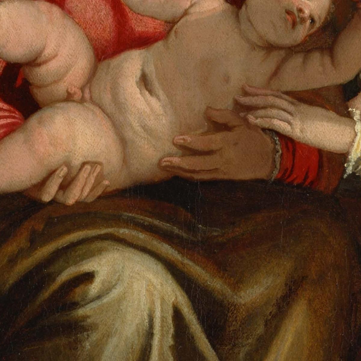The Mystic Marriage Of St. Catherine Paolo Veronese pvr43 canvas print