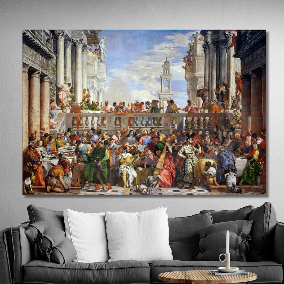 The Wedding At Cana Paolo Veronese pvr46 canvas print 