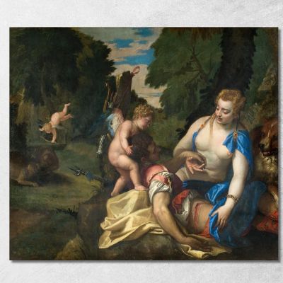 Venus Mourning Adonis Paolo Veronese pvr47 canvas print 