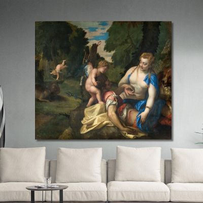 Venus Mourning Adonis Paolo Veronese pvr47 canvas print 
