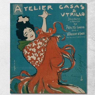 Atelier Casas & Utrillo Ramón Casas rcs5 canvas print 