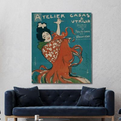 Atelier Casas & Utrillo Ramón Casas rcs5 canvas print 