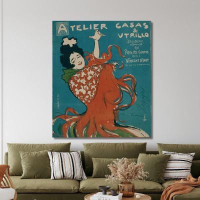 Atelier Casas & Utrillo Ramón Casas rcs5 canvas print 
