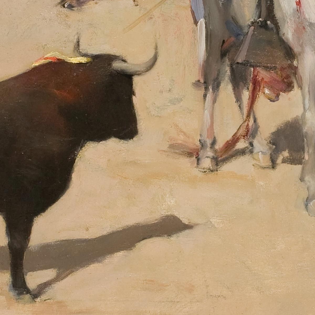 Bulls Dead Horses Ramón Casas rcs6 canvas print