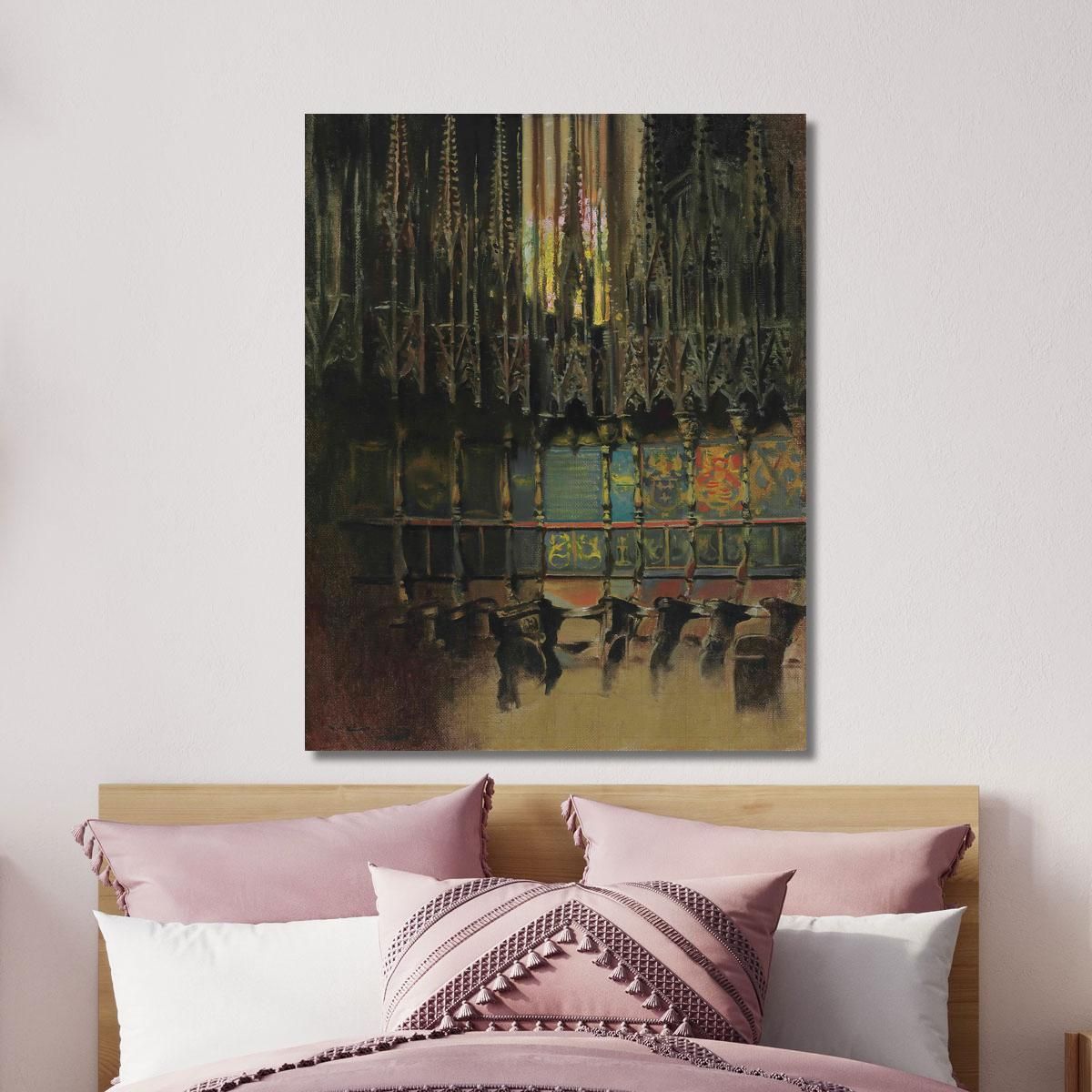 Cathedral Interior Ramón Casas rcs7 canvas print 