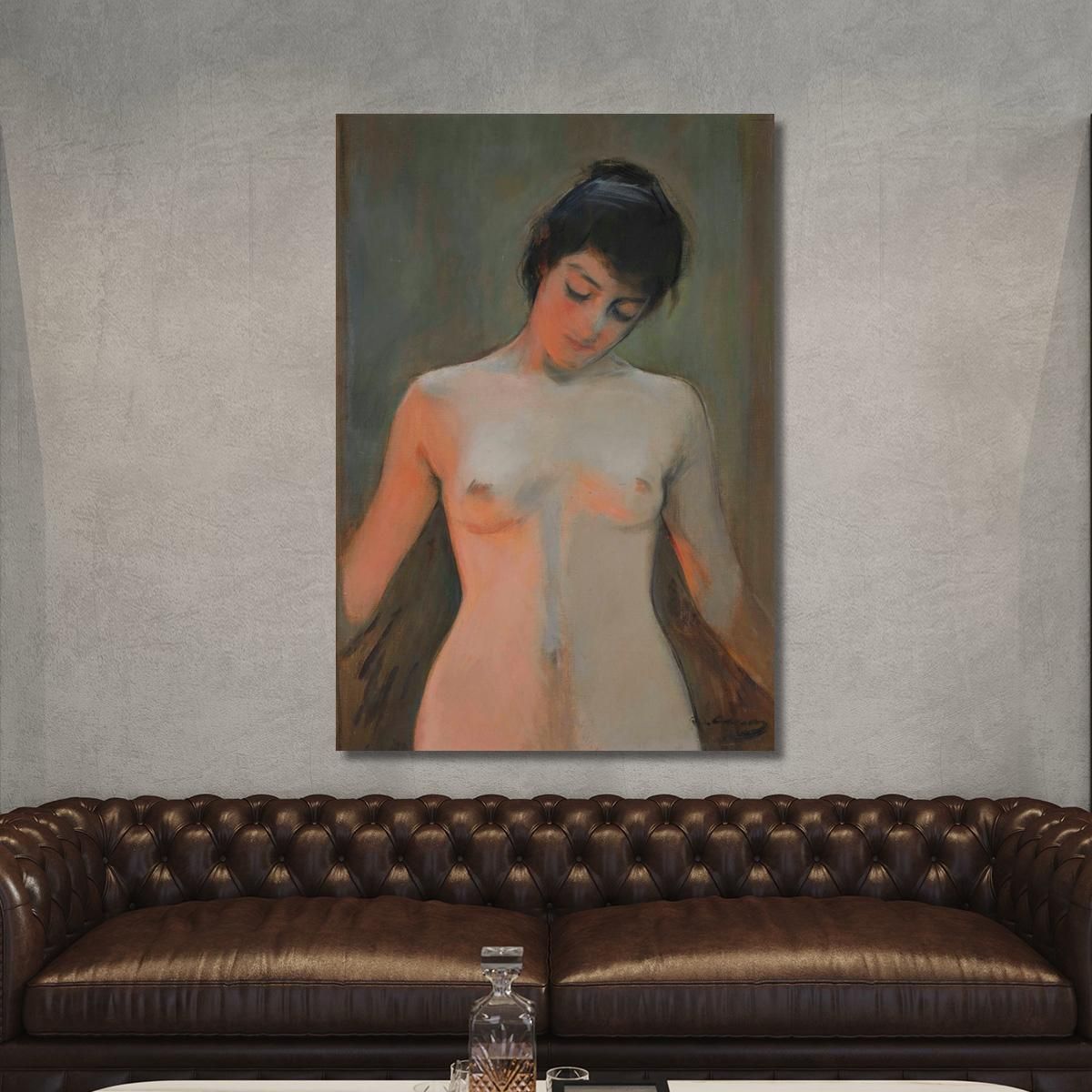 Nude 2 Ramón Casas rcs10 canvas print 