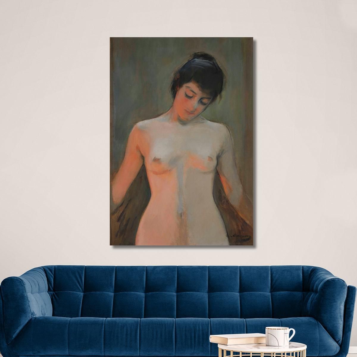 Nude 2 Ramón Casas rcs10 canvas print 