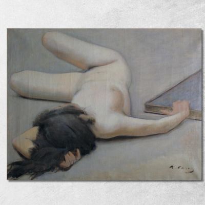 Female Nude Ramón Casas rcs14 canvas print 