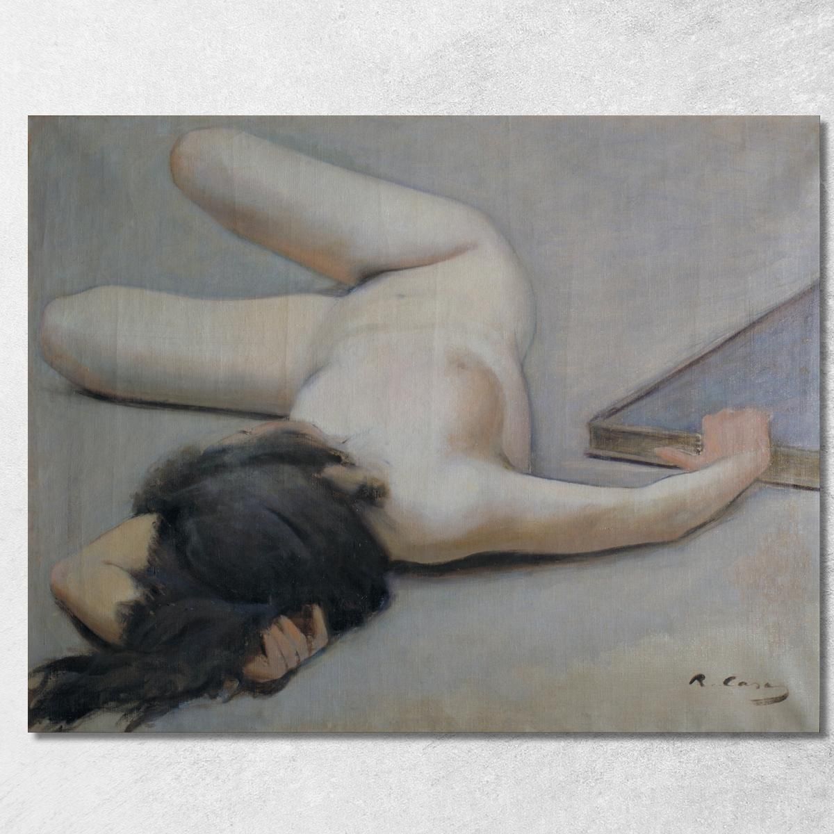 Female Nude Ramón Casas rcs14 canvas print  Female Nude Ramón Casas rcs14 canvas print