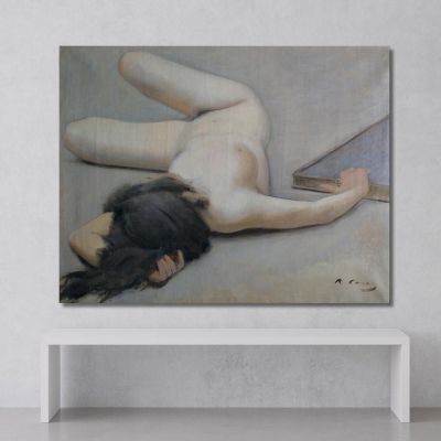 Female Nude Ramón Casas rcs14 canvas print 