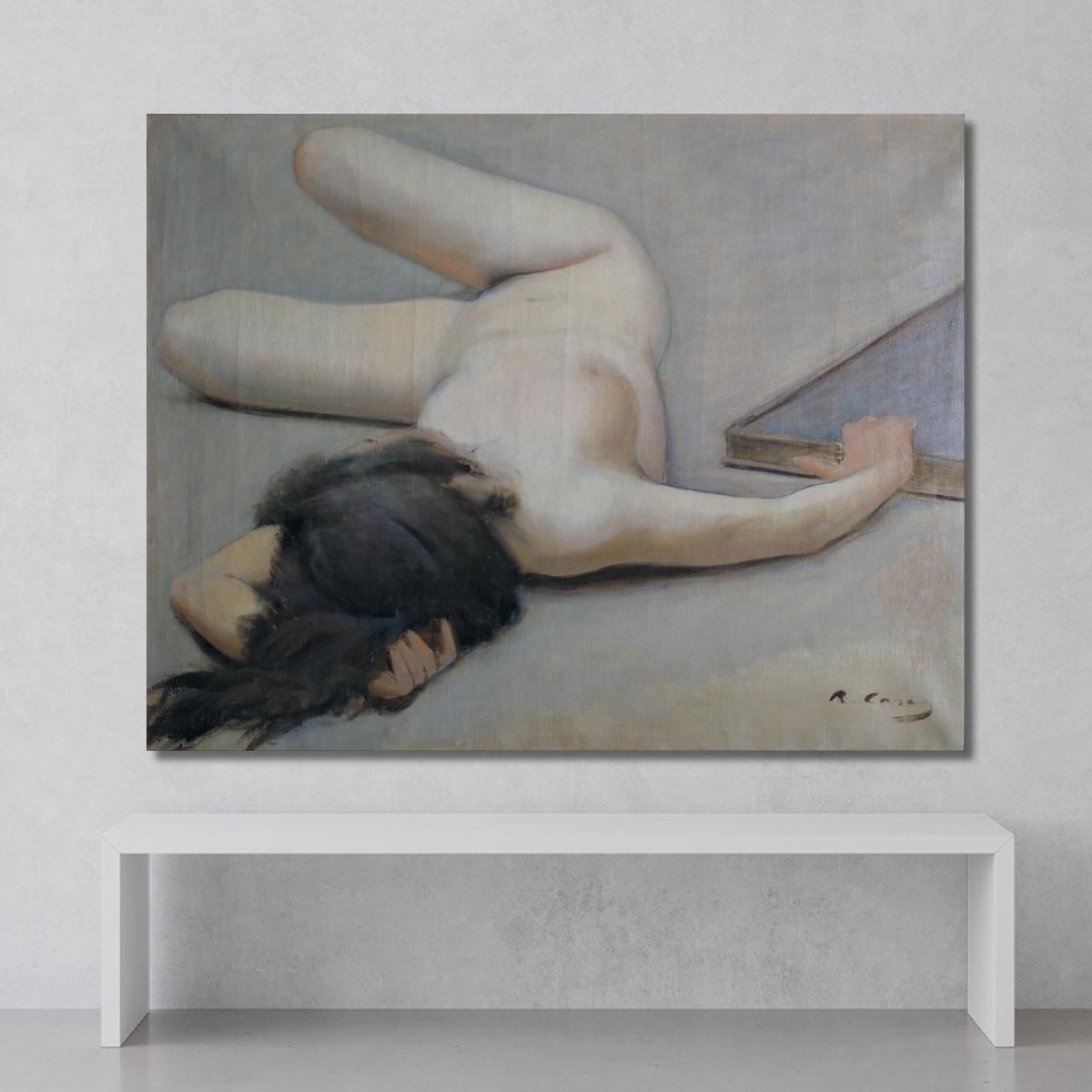 Female Nude Ramón Casas rcs14 canvas print 