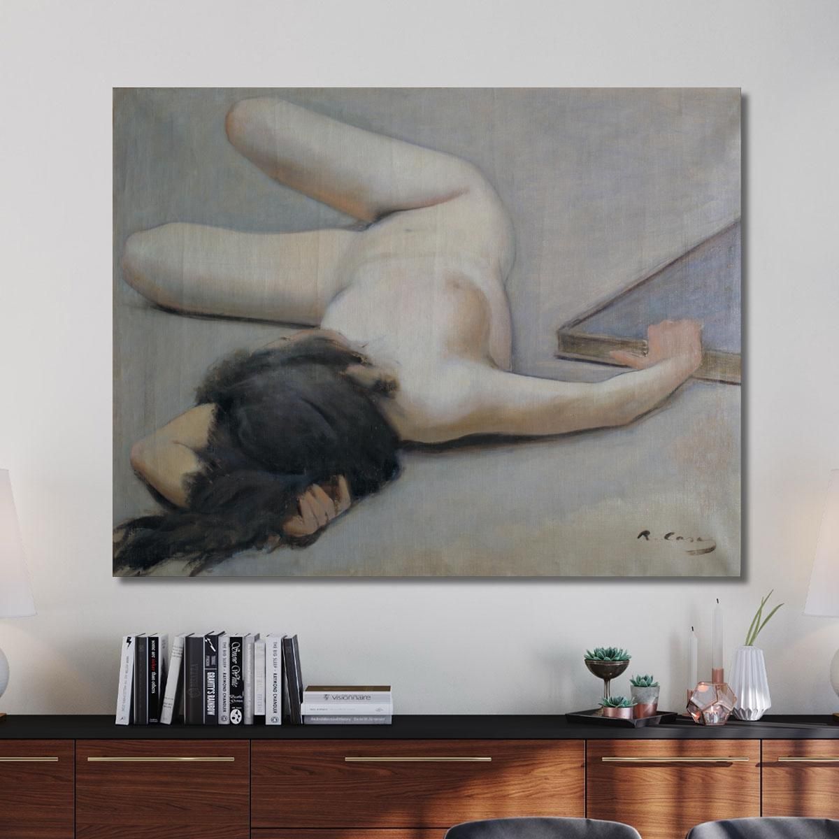 Female Nude Ramón Casas rcs14 canvas print 