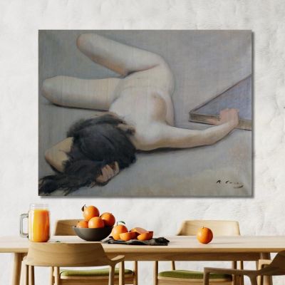 Female Nude Ramón Casas rcs14 canvas print 