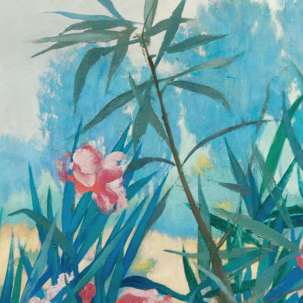 Oleanders Ramón Casas rcs25 canvas print