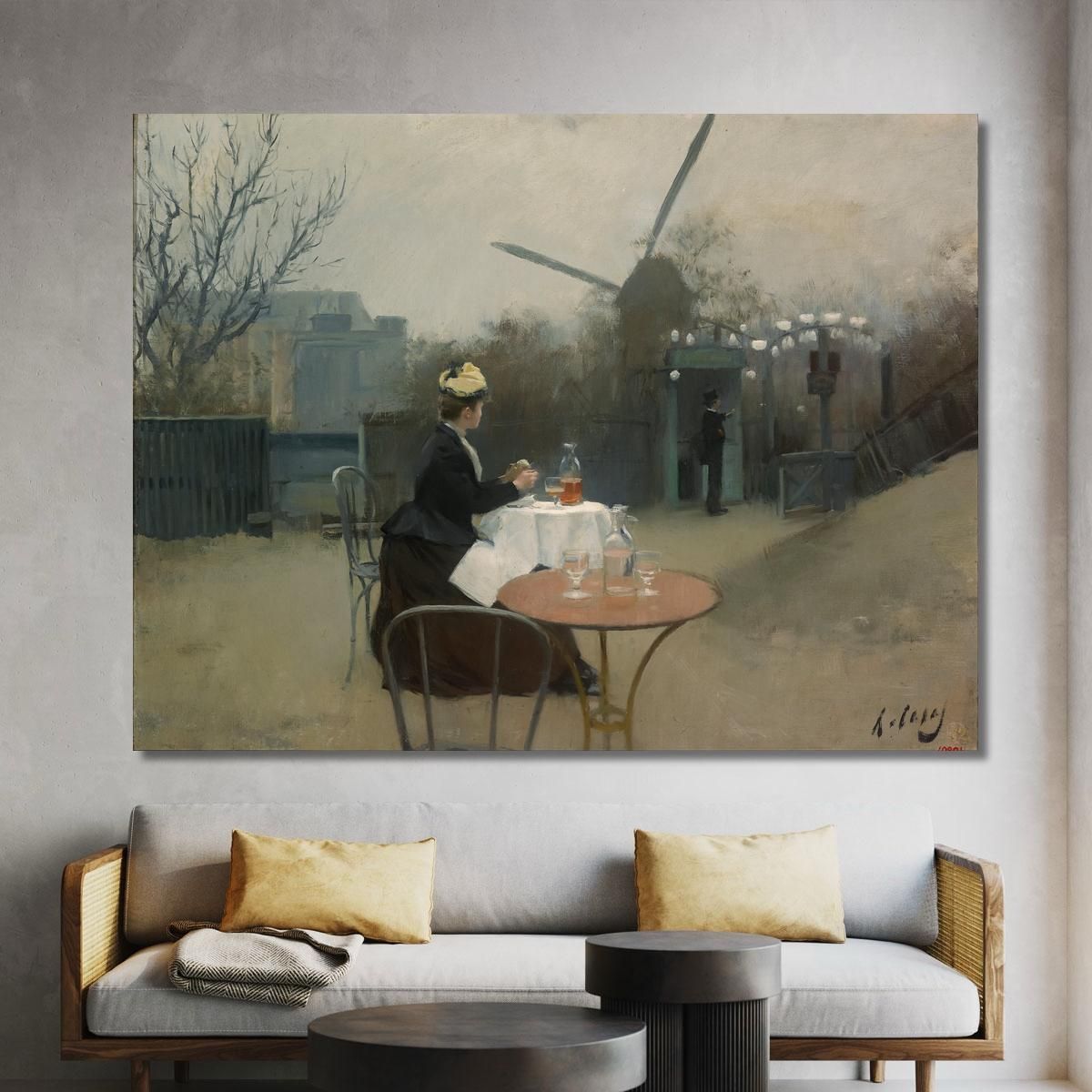 Plein Air Ramón Casas rcs28 canvas print 