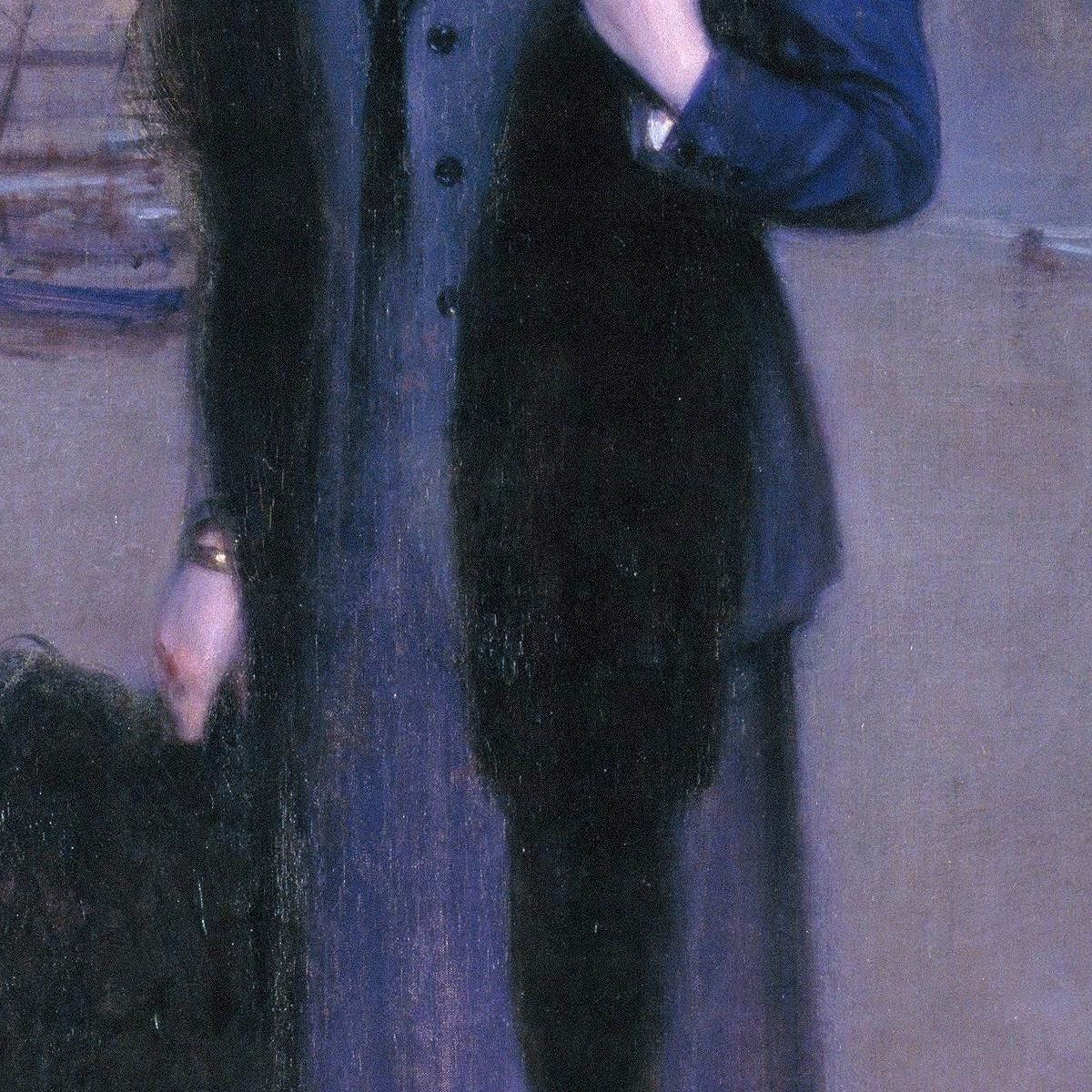 Portrait Of Dolors Vidal Ramón Casas rcs29 canvas print