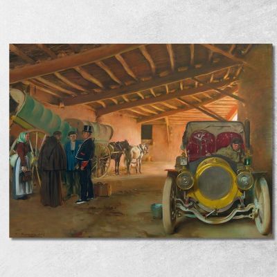 The Coach House Ramón Casas rcs40 canvas print 