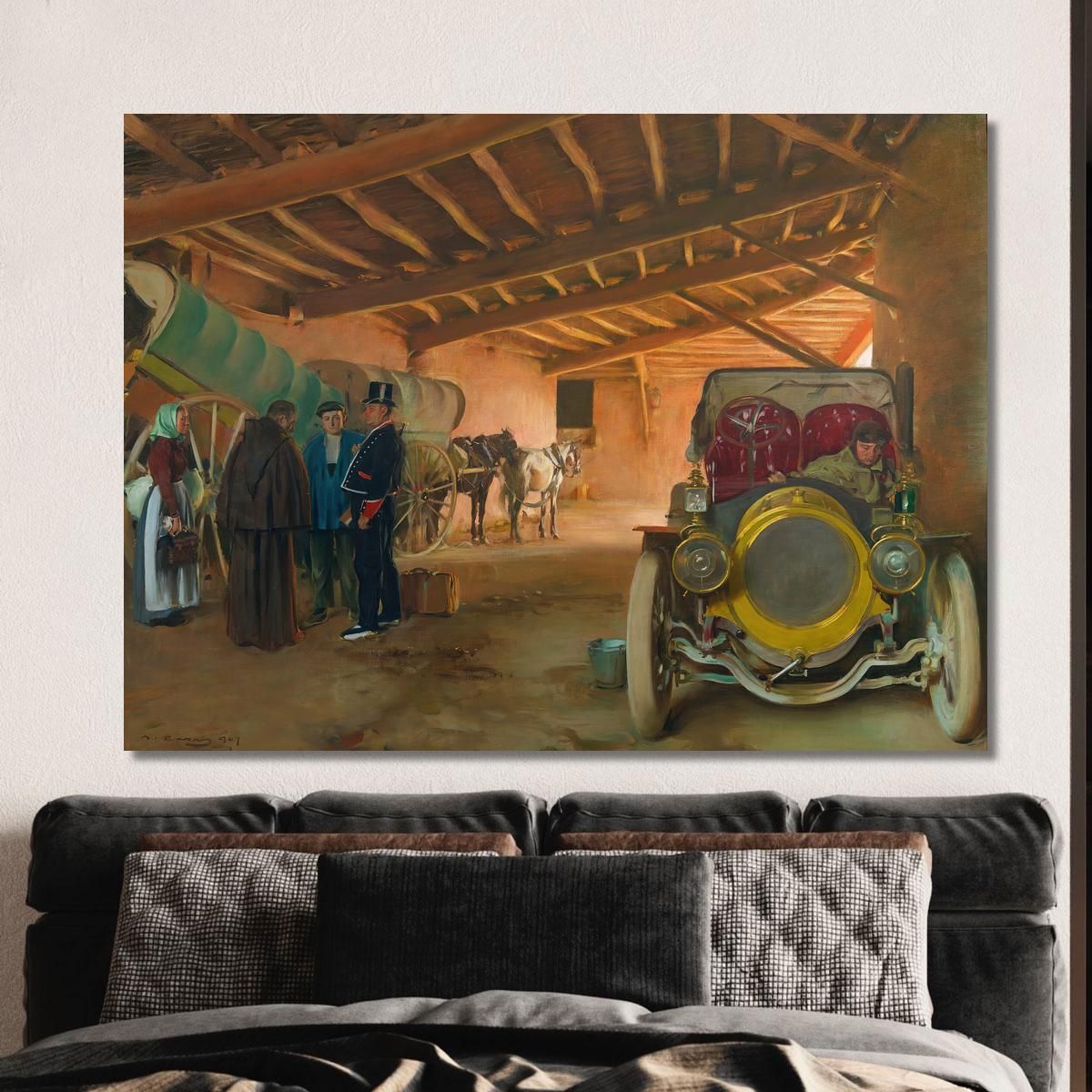 The Coach House Ramón Casas rcs40 canvas print 