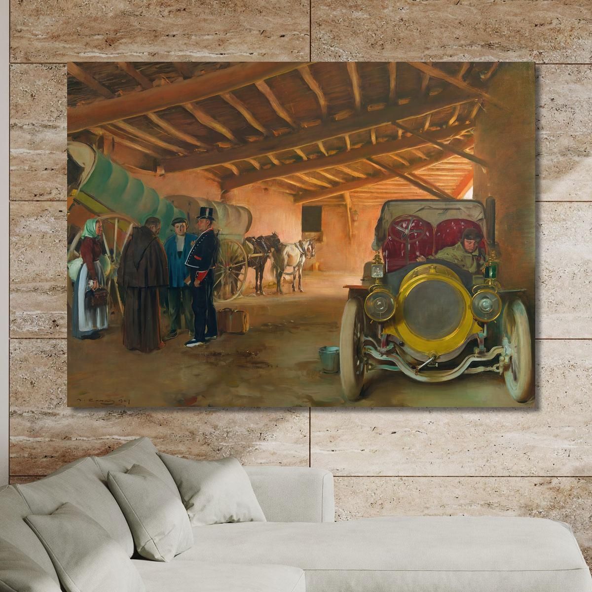 The Coach House Ramón Casas rcs40 canvas print 