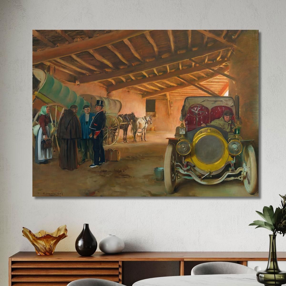 The Coach House Ramón Casas rcs40 canvas print 