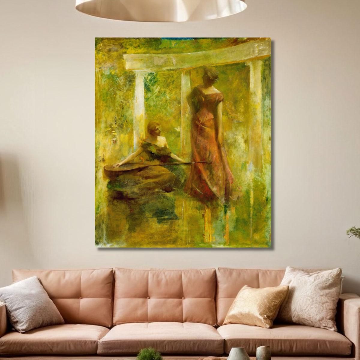 Music Thomas Wilmer Dewing twd17 canvas print 