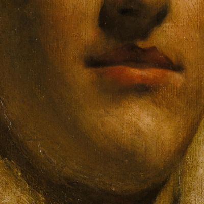 Portrait Of Frances C. Houston Thomas Wilmer Dewing twd22 canvas print