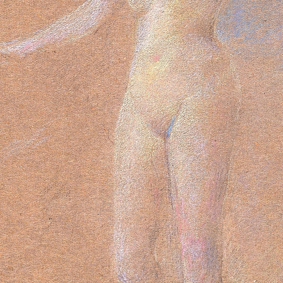 Standing Nude Figure Of A Girl Thomas Wilmer Dewing twd25 canvas print
