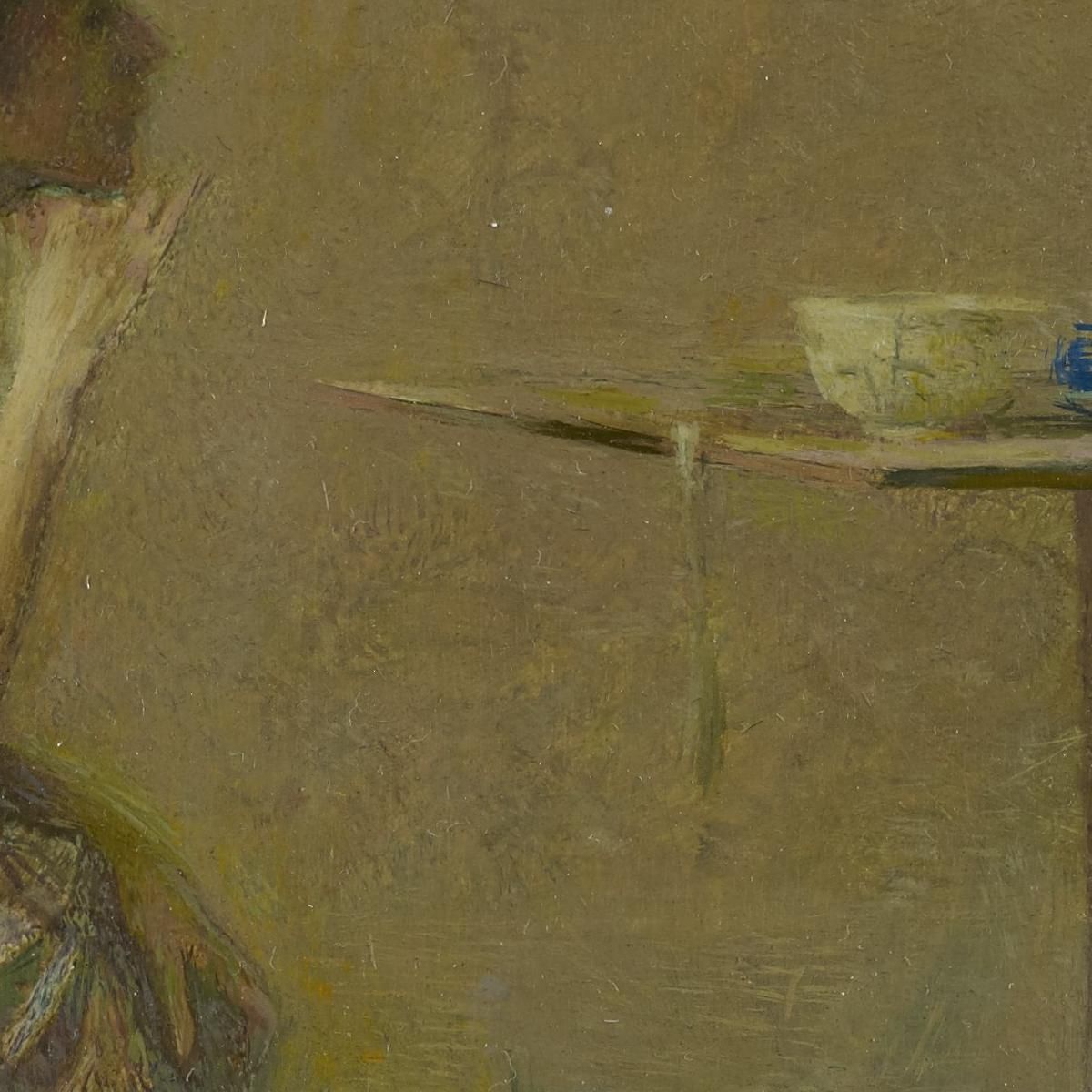 The Gossip Thomas Wilmer Dewing twd27 canvas print