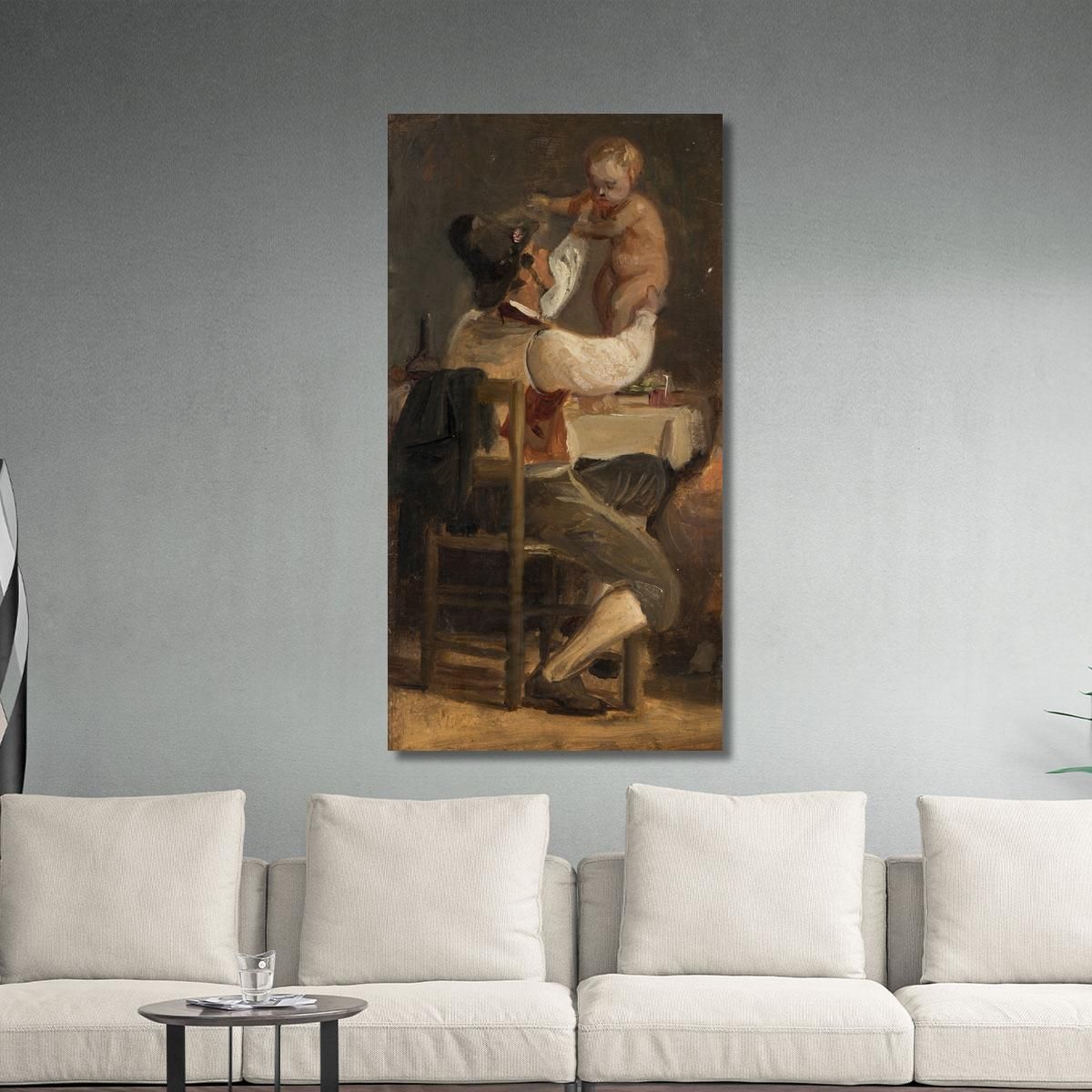 Father'S Love Wilhelm Marstrand wmr26 canvas print 