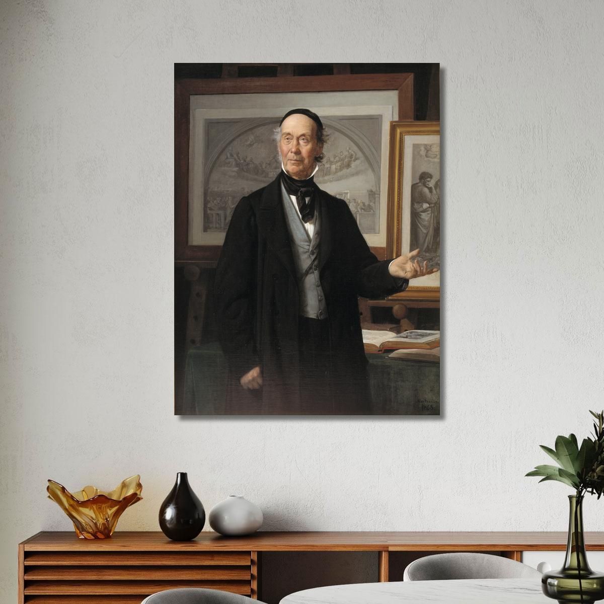 The Art Historian Niels Lauritz Høyen Wilhelm Marstrand wmr65 canvas print 