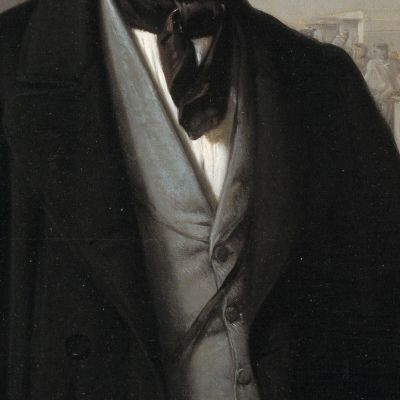 The Art Historian Niels Lauritz Høyen Wilhelm Marstrand wmr65 canvas print