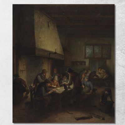 Tavern Scene 2 Adriaen van Ostade avo48 canvas print 