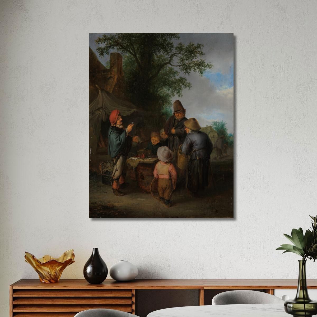 The Quacksalver Adriaen van Ostade avo57 canvas print 