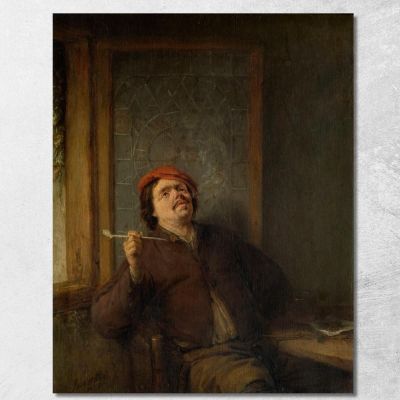 The Smoker Adriaen van Ostade avo59 canvas print 