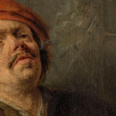 The Smoker Adriaen van Ostade avo59 canvas print