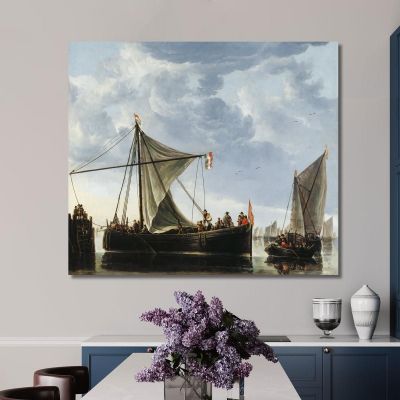 The Passage Boat Aelbert Cuyp acu50 canvas print 