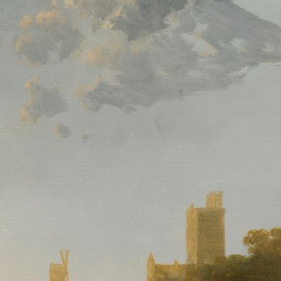 The Valkhof At Nijmegen Aelbert Cuyp acu51 canvas print