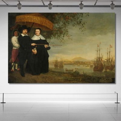 Voc Senior Merchant Aelbert Cuyp acu55 canvas print 