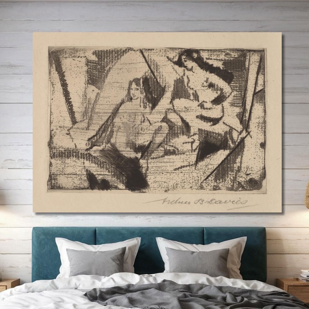Apparition Arthur Bowen Davies abd9 canvas print 
