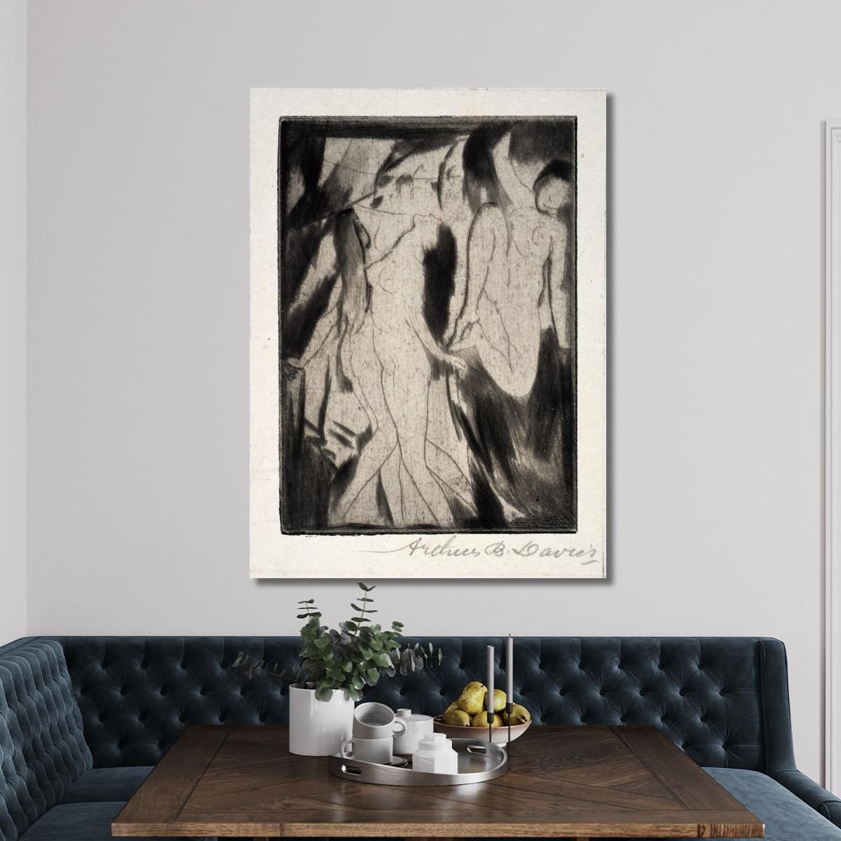 Ecstasy Arthur Bowen Davies abd22 canvas print 