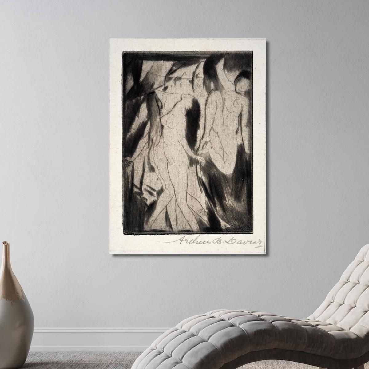 Ecstasy Arthur Bowen Davies abd22 canvas print 