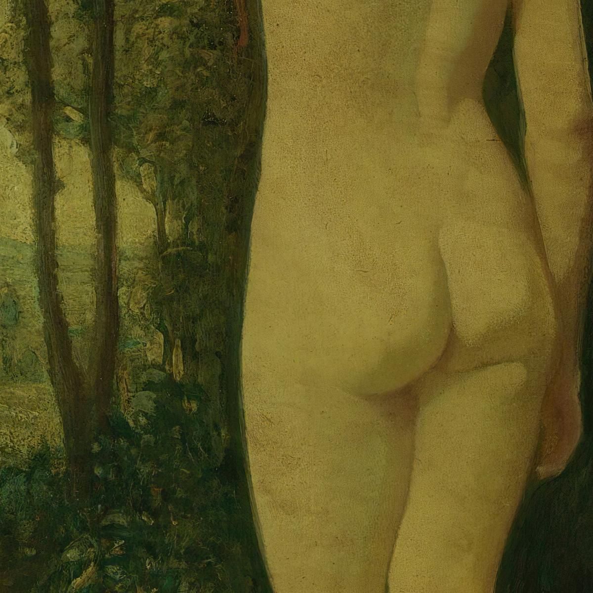 Standing Nude Arthur Bowen Davies abd51 canvas print