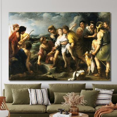 Joseph And His Brethren Bartolomé Estebán Murillo bem10 canvas print 