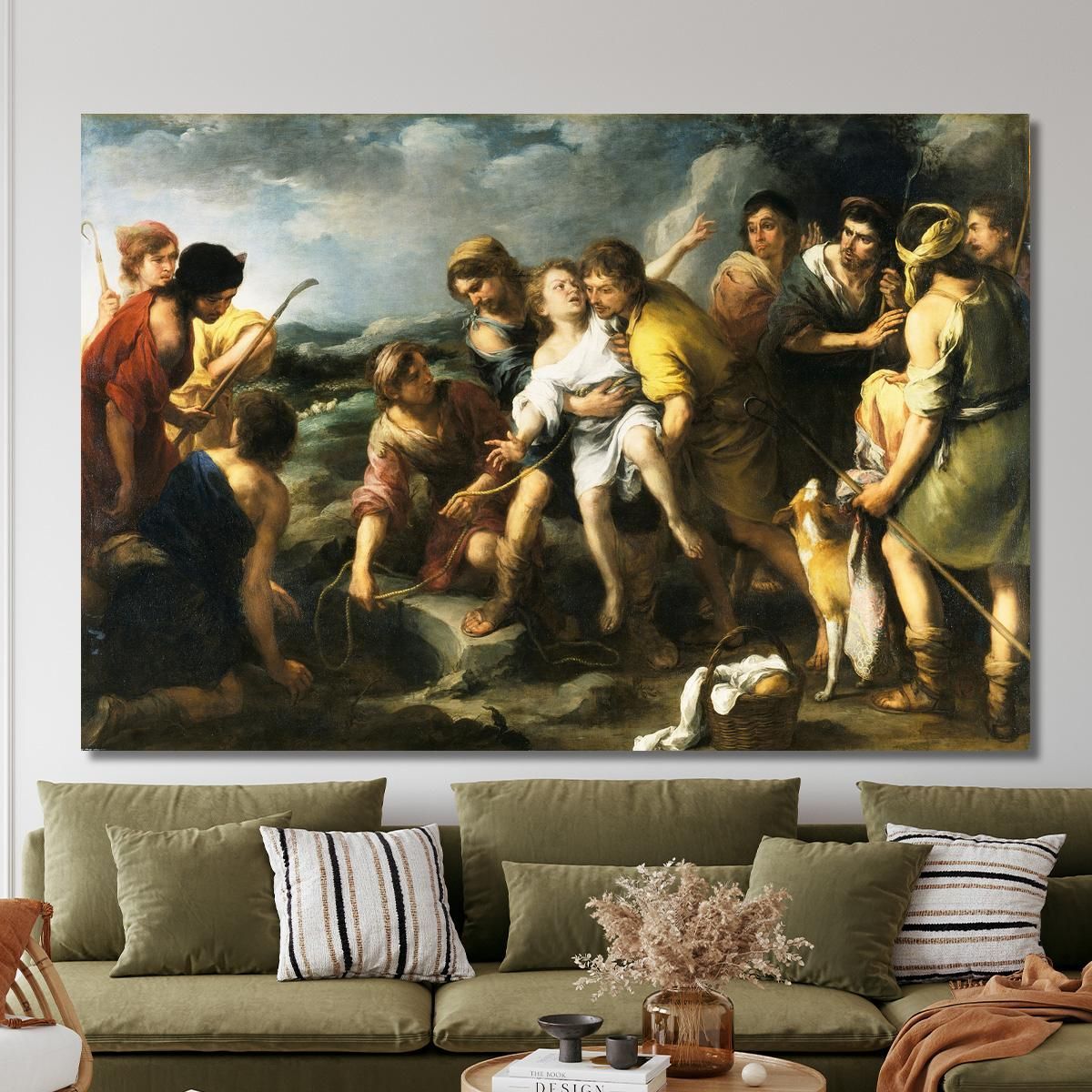 Joseph And His Brethren Bartolomé Estebán Murillo bem10 canvas print 