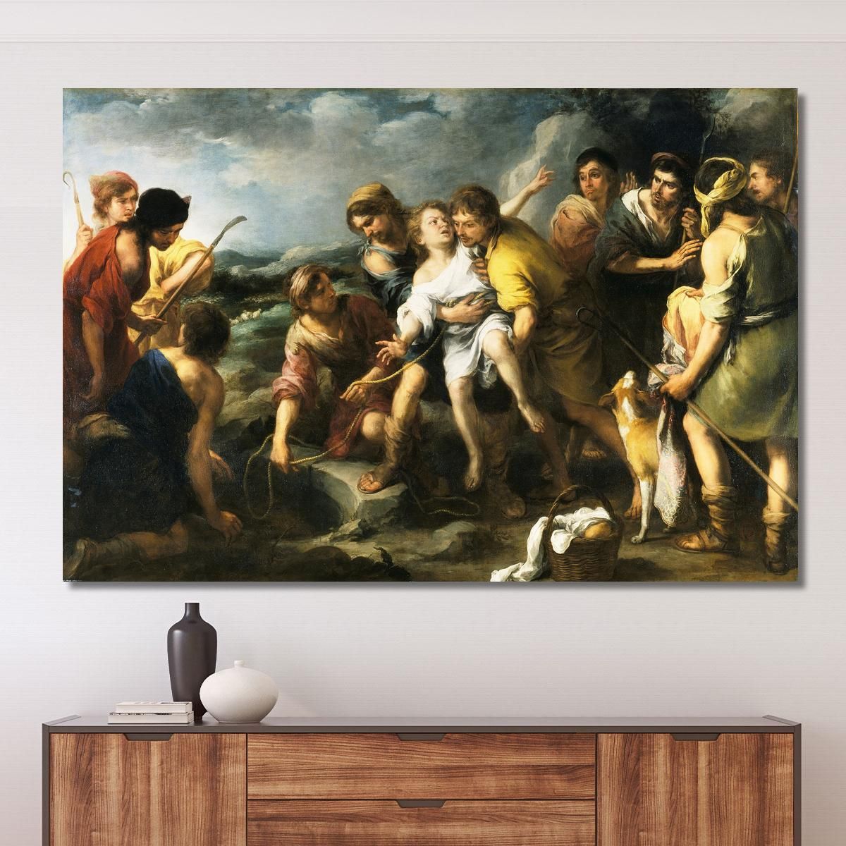 Joseph And His Brethren Bartolomé Estebán Murillo bem10 canvas print 