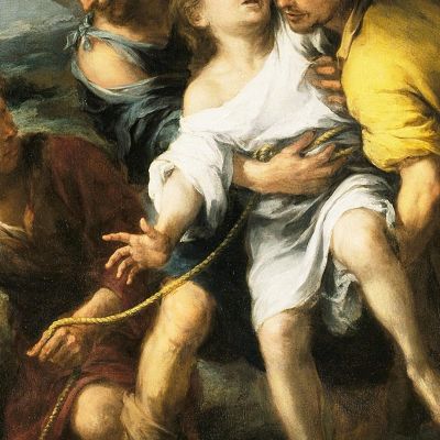 Joseph And His Brethren Bartolomé Estebán Murillo bem10 canvas print